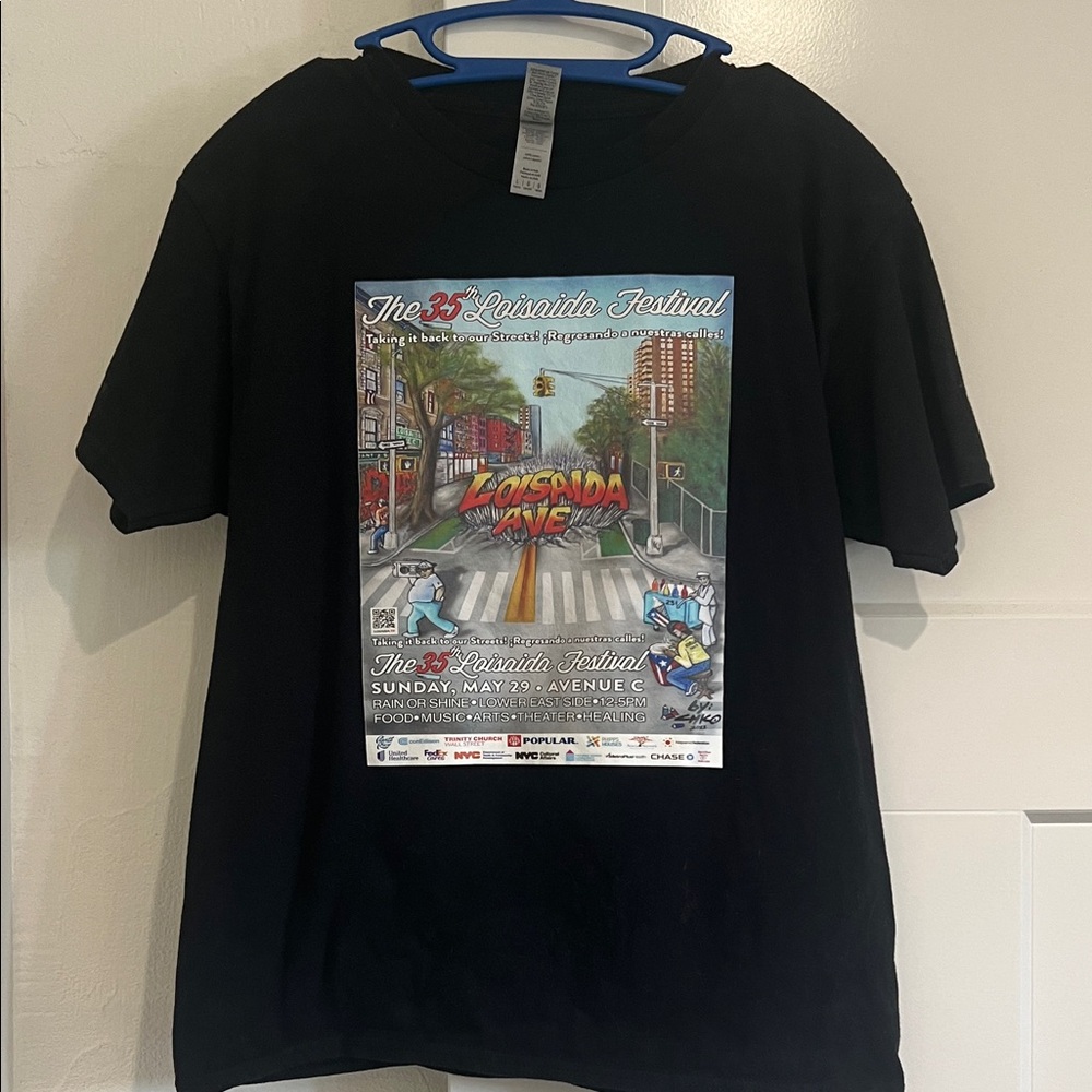 L.E.S. Loisaida Festival Graphic Tee. LIMITED EDITION ! Collector’s Item 🏙️
